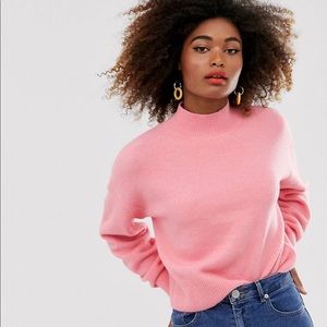 & Other Stories punk mock neck sweater